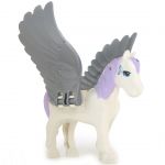 LEGO Pegasus, Purple Mane and Tail, Blue Eyes, Rounded Features