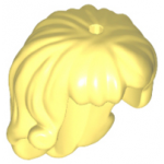 LEGO Hair, Female, Wavy and Thick, Blonde (rubber)