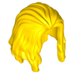 LEGO Hair, Long and Wavy, Yellow