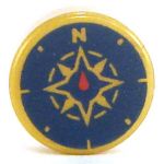 LEGO Compass, Gold and Blue