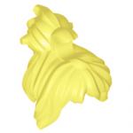 LEGO Hair, Female, Messy Ponytail w/Bangs and Clip, Light Yellow