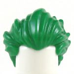 LEGO Hair, Combed Back with Widow's Peak, Green