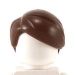 LEGO Hair, Combed Sideways and Down, Reddish Brown [CLONE]