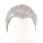 LEGO Hair, Combed Front to Back, Dark Bluish Gray [CLONE]