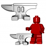 LEGO Blacksmith Anvil by Brick Warriors, Steel