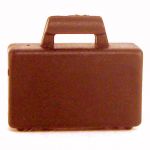 LEGO Briefcase, Reddish Brown
