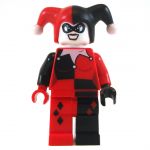 LEGO Black and Red Jester Outfit, Female, complete