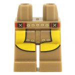 LEGO Legs, Pink with Silver Belt and Triple Leg Buckles [CLONE] [CLONE] [CLONE] [CLONE] [CLONE]