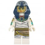 LEGO Mummy, Mummy Lord, or Mummy Pharaoh, Female with Blue Headdress