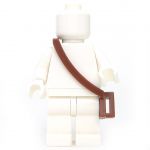LEGO Scabbard with Shoulder Strap and Back Stud, Reddish Brown