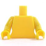 LEGO Female Curved Minifigure Torso, Yellow