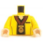 LEGO Torso, Yellow Shirt with Gold Medallion