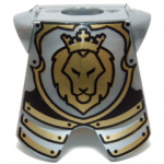 LEGO Breastplate with Leg Protection, Lion's Head Facing Front