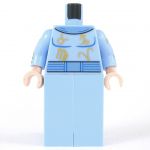 LEGO Medium Blue Robe/Dress with Gold Symbols