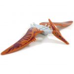 LEGO Dinosaur: Pteranodon (Skinwing), Large, Dark Orange with Light Gray Body