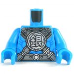 LEGO Torso, Blue with Crossed Chest Protection