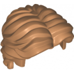 LEGO Hair, Wavy With Center Part, Light Brown