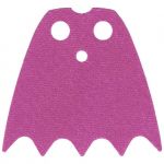 LEGO LEGO Cape with 5 Scalloped Points (Starched Fabric), Dark Pink