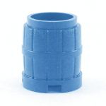 LEGO Small Barrel, Medium Blue