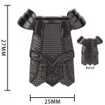 LEGO Full Body Chainmail Suit with Armored Shoulders, Black