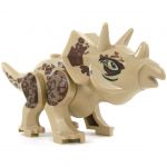 LEGO Dinosaur: Triceratops (Tri-horn), Juvenile, Dark Tan