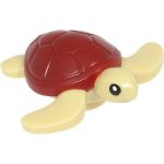 LEGO Snapping Turtle, Tan with Dark Red Shell