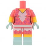 LEGO Complete Outfit, Coral Catsuit
