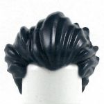 LEGO Hair, Combed Back with Widow's Peak, Black