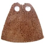 LEGO Custom Cape / Cloak, Reddish Brown with Leather Texture