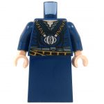 LEGO Dark Blue Wizard Robe with Eye Amulet