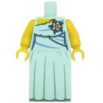 LEGO Light Aqua Dress with Large Flower