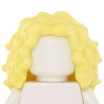 LEGO Hair, Female, Long Tousled Waves, White [CLONE]