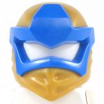 LEGO Hood with Mask, Gold with Blue Tieback