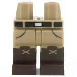 LEGO Legs, Tan with Yellow Stripes and Pockets [CLONE] [CLONE]