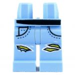 LEGO Legs, Light Blue Jeans, Ripped