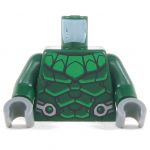 LEGO Torso, Dark Green Armor with Green Highlights