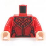 LEGO Torso, Intricate Red and Black Design