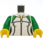 LEGO Torso, Female Fringed Crop Top Pattern, Light Aqua [CLONE] [CLONE] [CLONE] [CLONE] [CLONE] [CLONE]