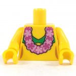LEGO Torso, Female, Green Bikini Top with Lei