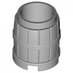 LEGO Small Barrel, Light Bluish Gray