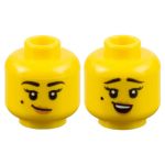 LEGO Head, Female, Red Lips and Beauty Mark [CLONE] [CLONE]
