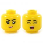 LEGO Head, Female, Red Lips and Beauty Mark [CLONE] [CLONE] [CLONE] [CLONE] [CLONE]