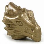 LEGO Head, Dragonborn or Half Dragon, Bronze