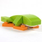 LEGO Frog, Giant, Short Version, Lime Green (Tropical Version)