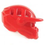 LEGO Helmet, Cheek Protection, Visor, and Face Mask, Red
