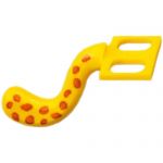 LEGO Minifigure Cat Tail, Yellow with Spots