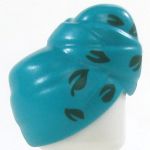 LEGO Hair Wrap/Do Rag, Dark Turquoise with Leaves