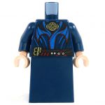 LEGO Dark Blue Wizard Robe with Golden Eye Amulet