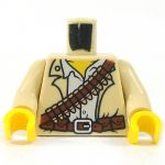 LEGO Torso, Tan Jacket, White Shirt, Bandolier and Belt