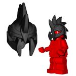 LEGO "Demon" Helmet by Brick Warriors